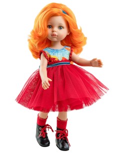 Susana Funky mit rotem Kleid 32 cm