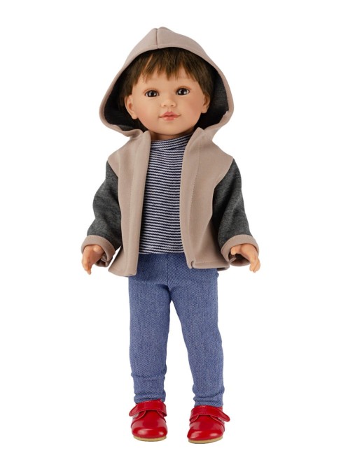 Mateo With Jeans and Hooded Jacket 45 cm